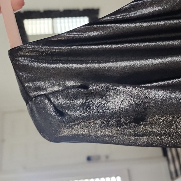 Derek Lam Collective Metallic One Shoulder Dress Sz 46 - Picture 6 of 9